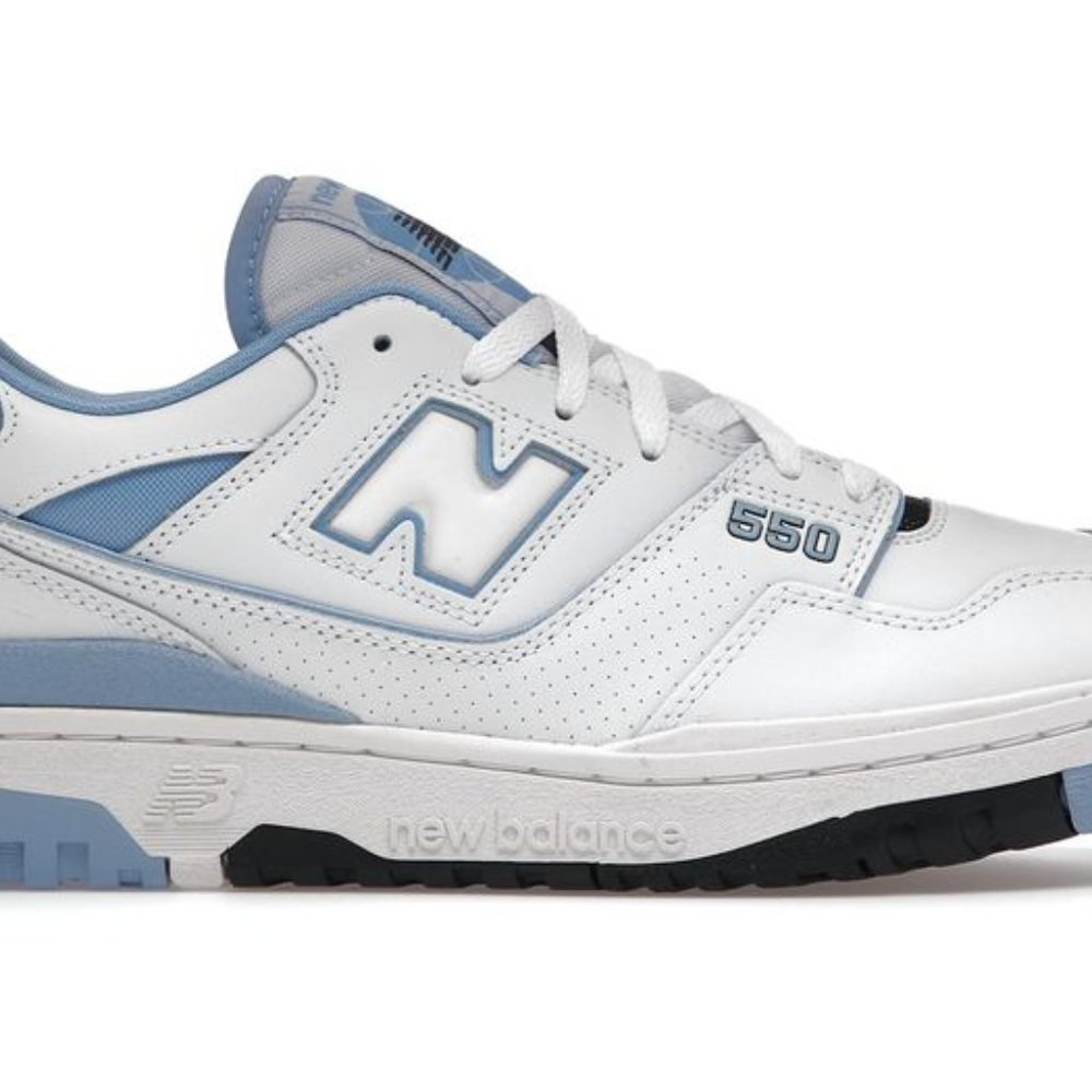 New Balance  550 UNC White University Blue size: 6